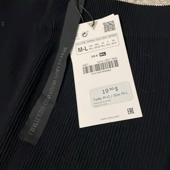 Zara black shorts NWT - Picture 3 of 4